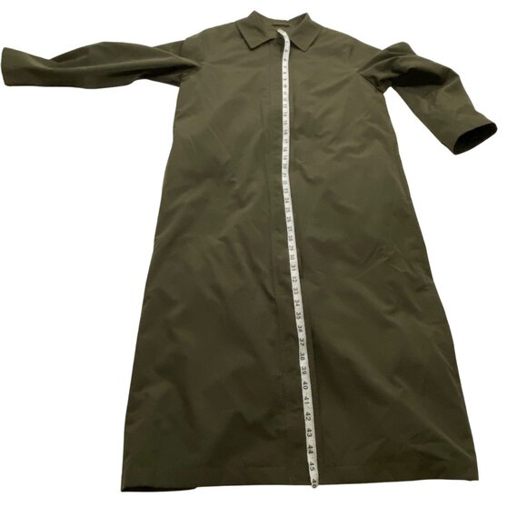 L.L. Bean Womens Petite Small Long Coat trench coat Detachable Liner cabincore - Picture 11 of 13